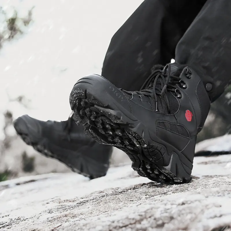 Men's Export Winter Camping Combat Military Fleece-lined Warm Snow