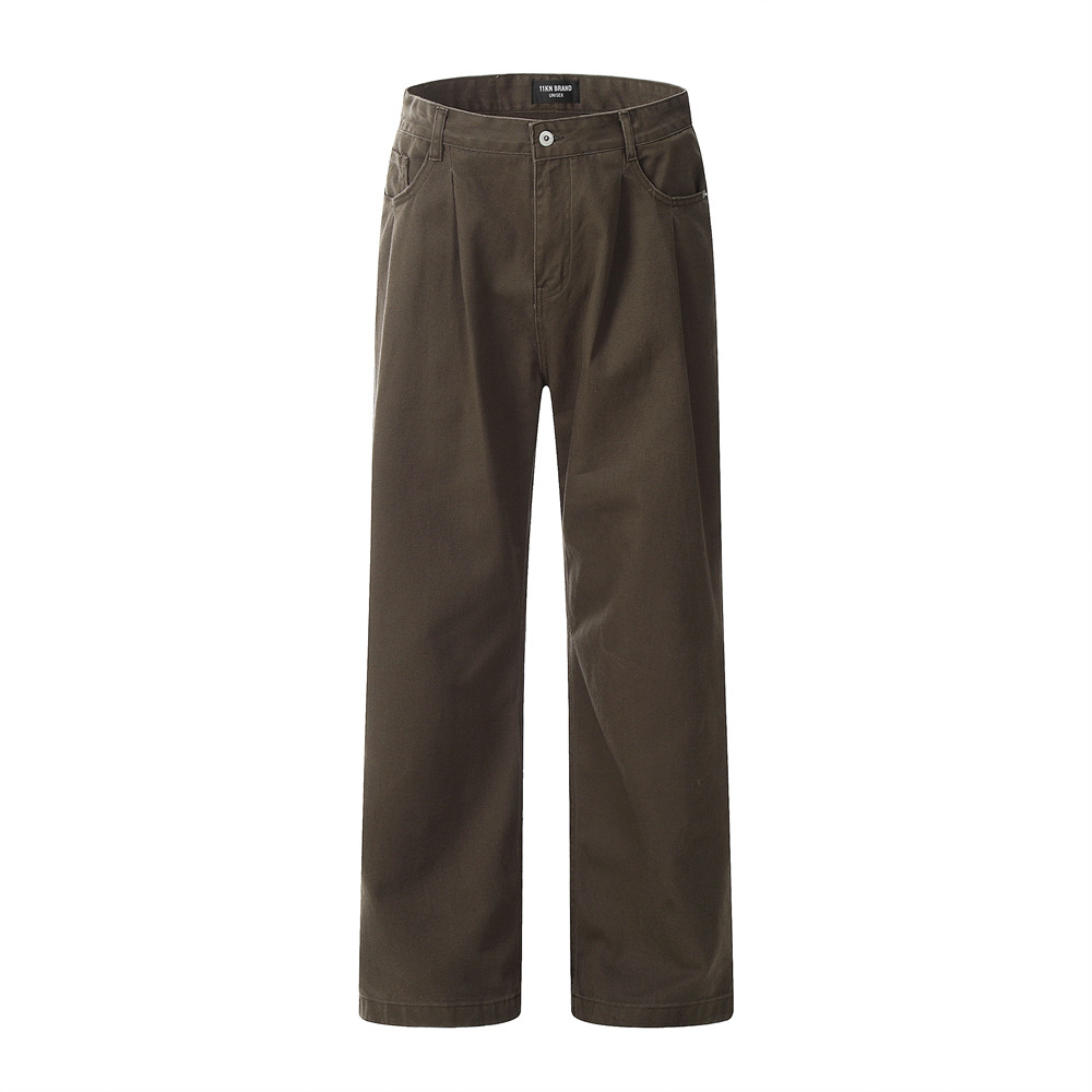 Men's Simplicity Versatile Casual Straight Trousers
