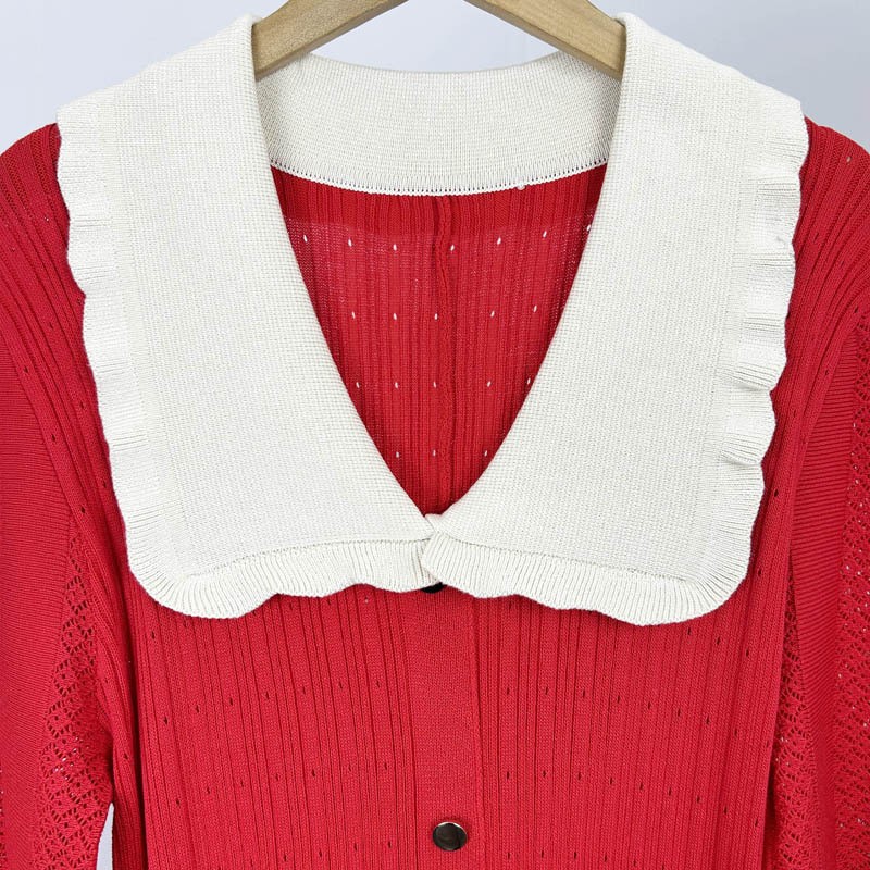 Lace Collar Midi Dress, picture 7 of 8