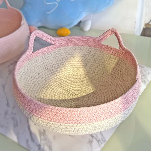 Four Seasons Universal Rattan Cat Nest Pink Bare Nest - Shop at LoveMi