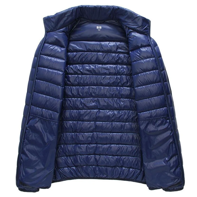 Title 4, Mens lightweight down jacket with stand collar...