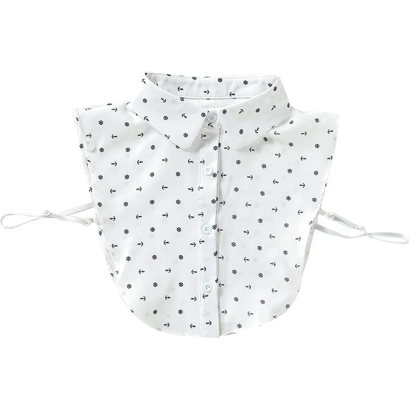 Korean Women's Detachable Collar Shirt Fake Collar Detachable Collar Autumn And Winter Shirt Versatile Retro Fake Collar Sweater With The White Col...