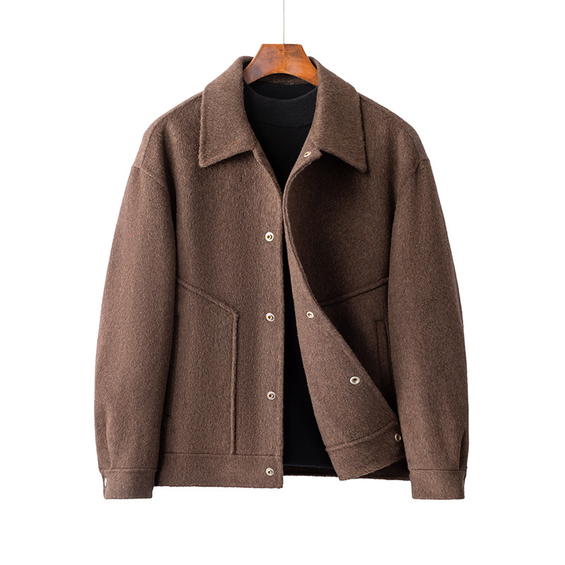 Wool-lined Thickened Coat Mens Casual Top