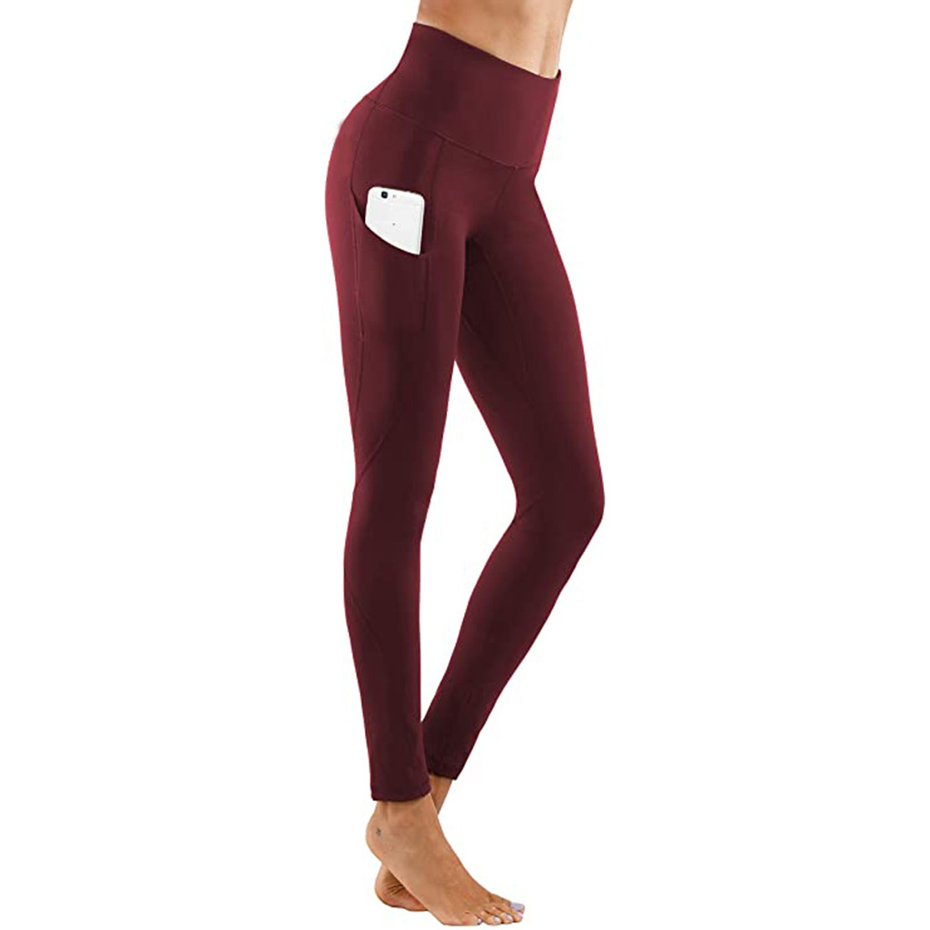 Title 11, Damen Fitness Leggings, uni, hoher Bund, Push-U...