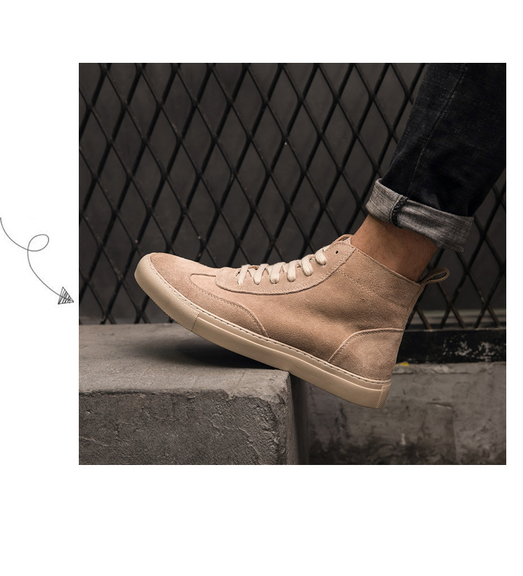 Title 13, Lace-up suede leather men