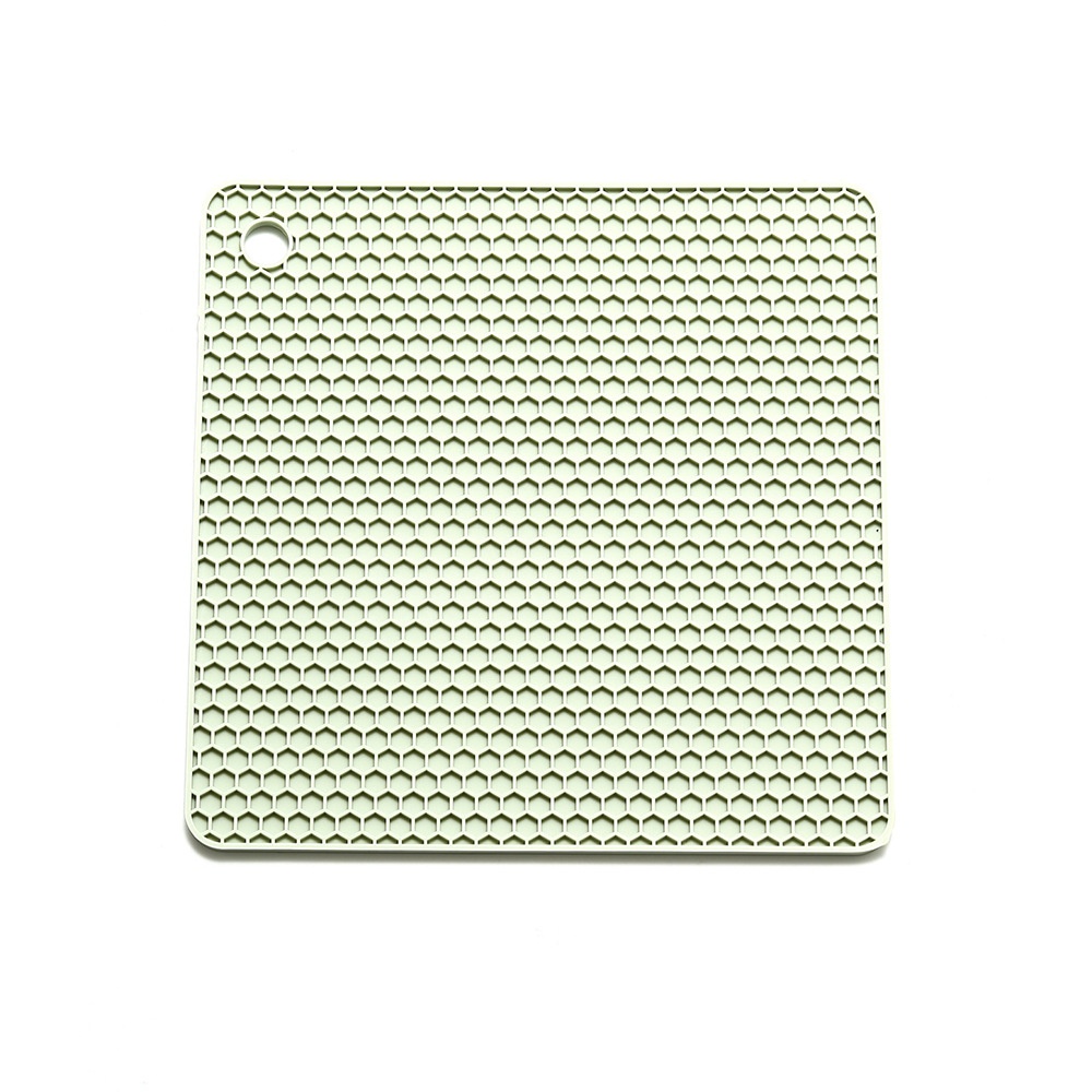 Green Square Heat Proof Mat