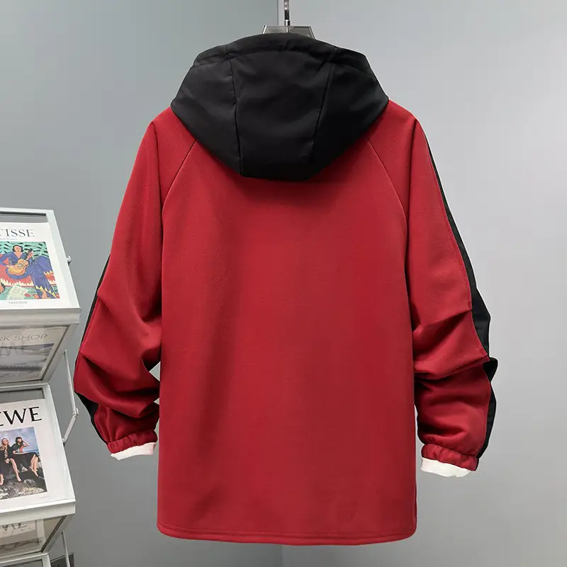 American-style Multi-pocket Workwear Hoodie