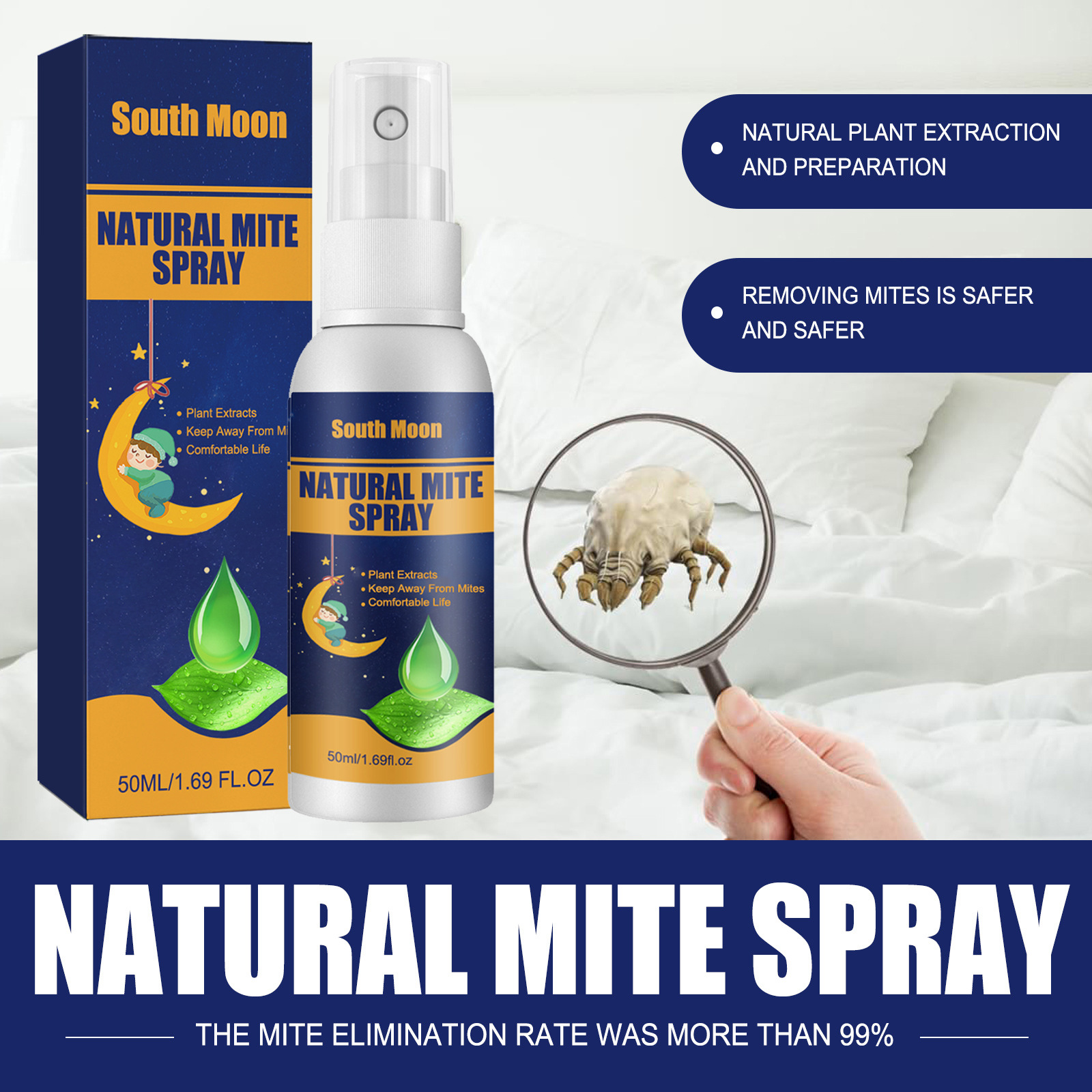 Title 7, Mite Net Spray für Zuhause & Schlafzimmer. Bekä...