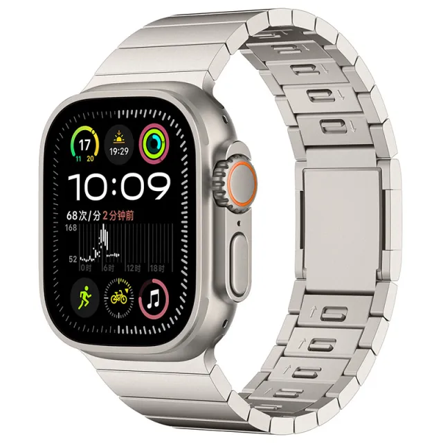 Fashion Magnetic Buckle Steel Watch Strap Titanium Color - Shop at LoveMi