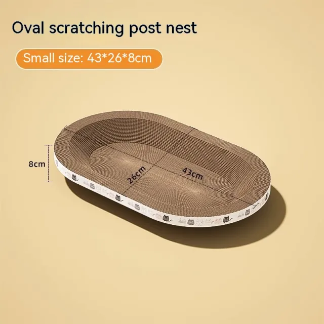 Cat Scratch Board And Cat Nest Integrated, Wear resistant And Non Falling Debris Cat Scratch Board - Shop at LoveMi