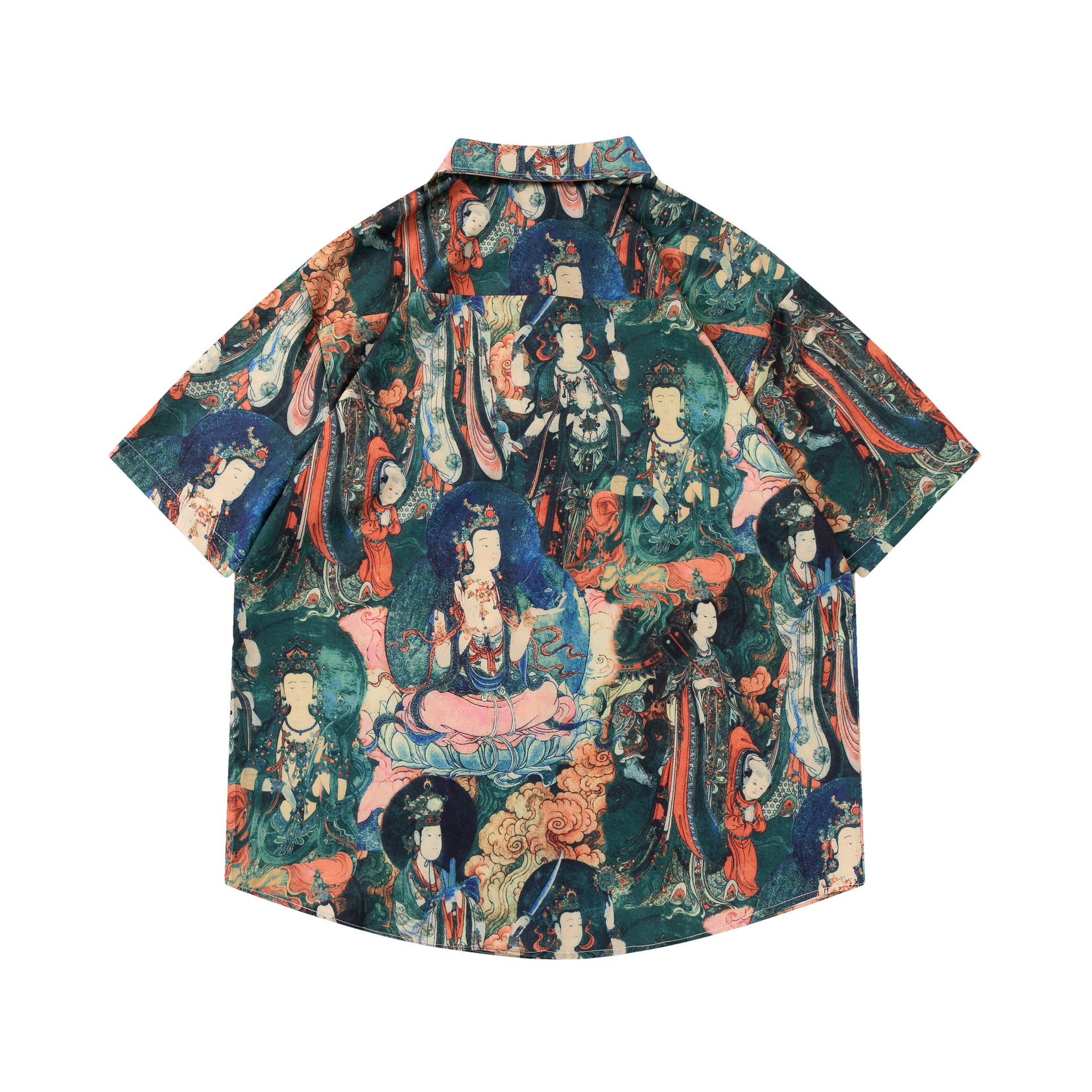 Title 2, Ukiyo Full Print Short Sleeve Shirt for Men and...