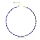 Womens Natural Crystal Abacus Bead Necklace view 12
