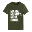 Army Green White Font