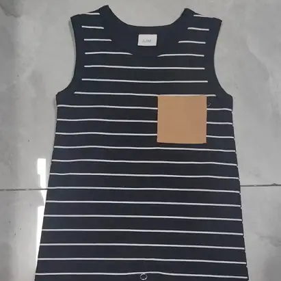 Baby Striped Sleeveless Leotard