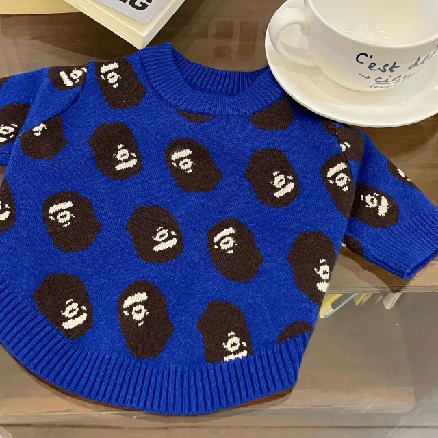 Pet Trendy Brand Popular Clothes Dog Cat Winter Sweater Sweater Blue - Shop at LoveMi