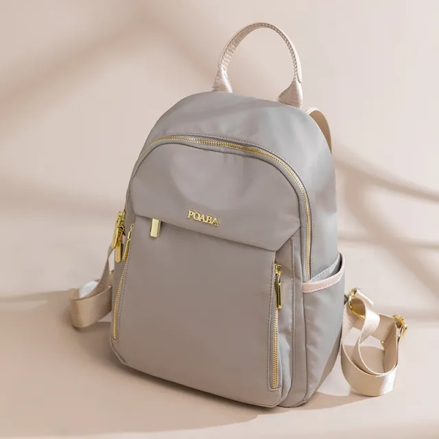 Large Capacity High grade Lightweight Oxford Cloth Backpack Almond Color - Shop at LoveMi