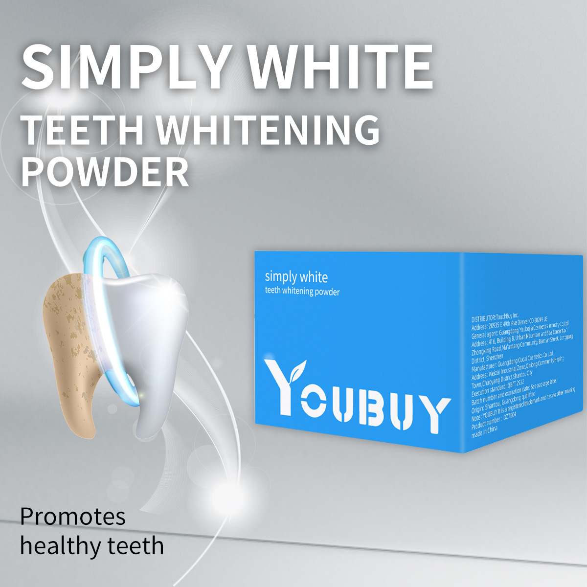 Title 6, YOUBUY Teeth Whitening Brightening Powder Reduc...