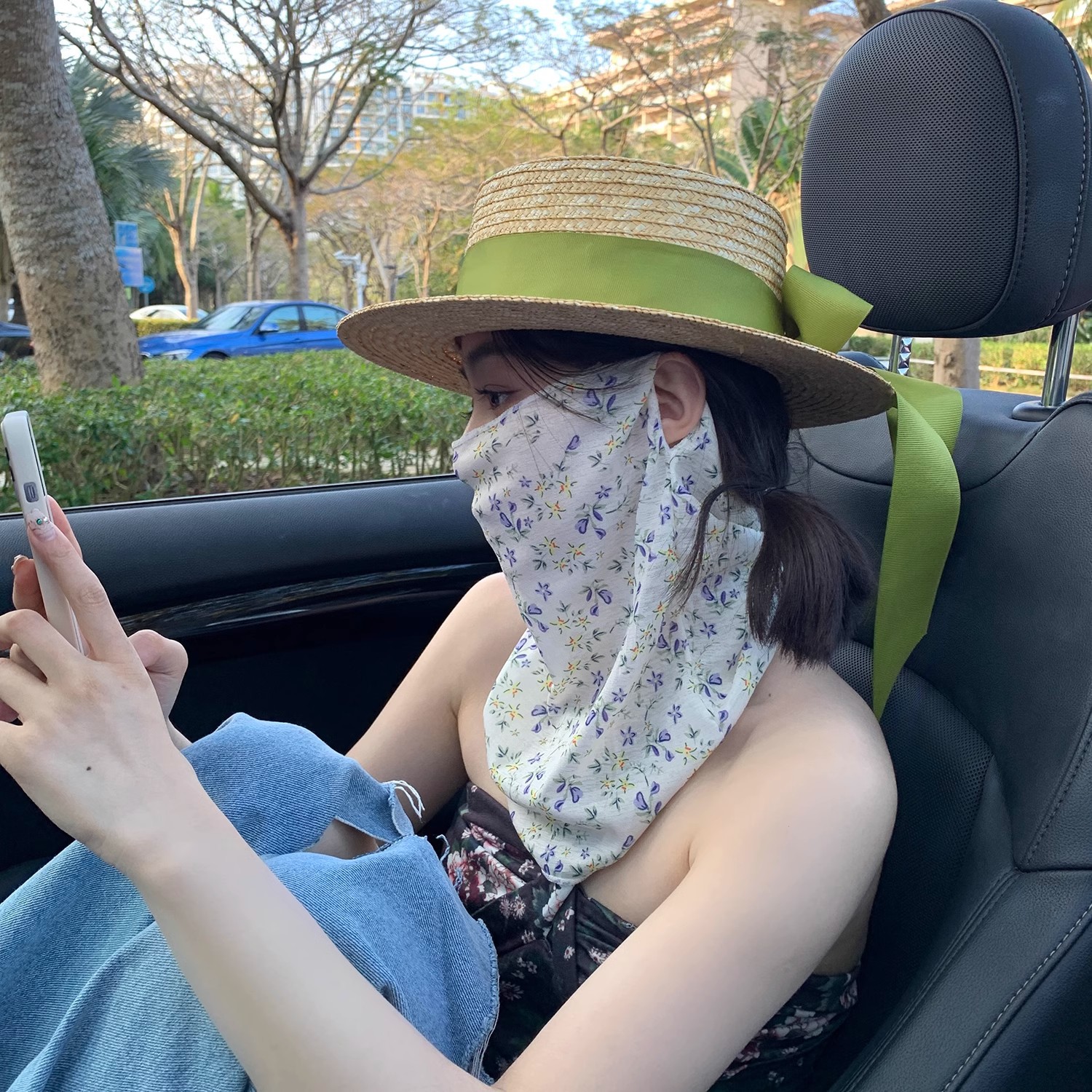 Summer Full-Face Sun-Protective Mask For WomenUltraviolet Protection For Driving And Cycling