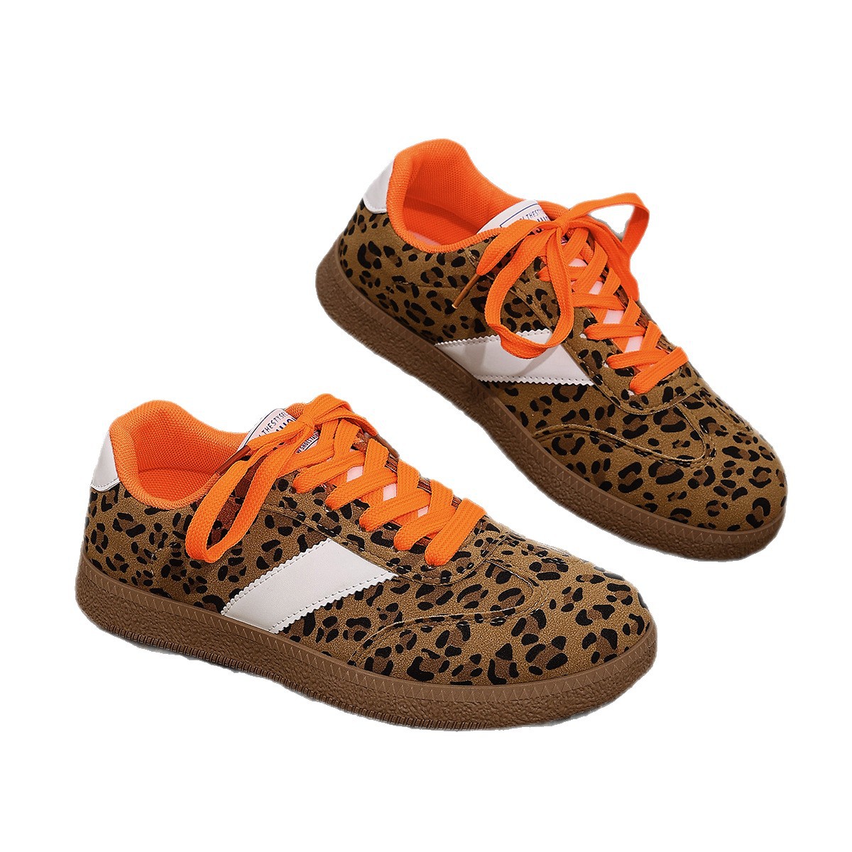 Large Size Color Blocked Round Toe Women's Shoes 5