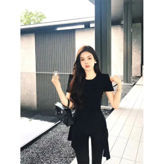 Chic New Top With Lace up Detailing Black - Shop at LoveMi