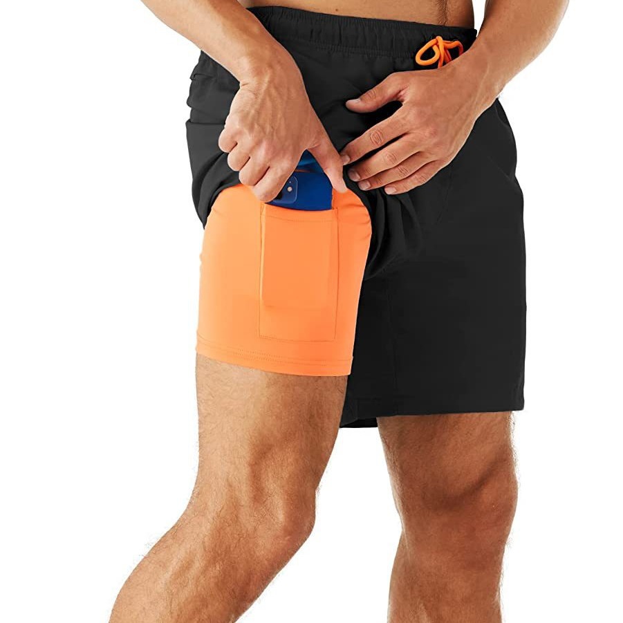 Anti-Embarrassment Quick-Dry Solid-Color Shorts 5