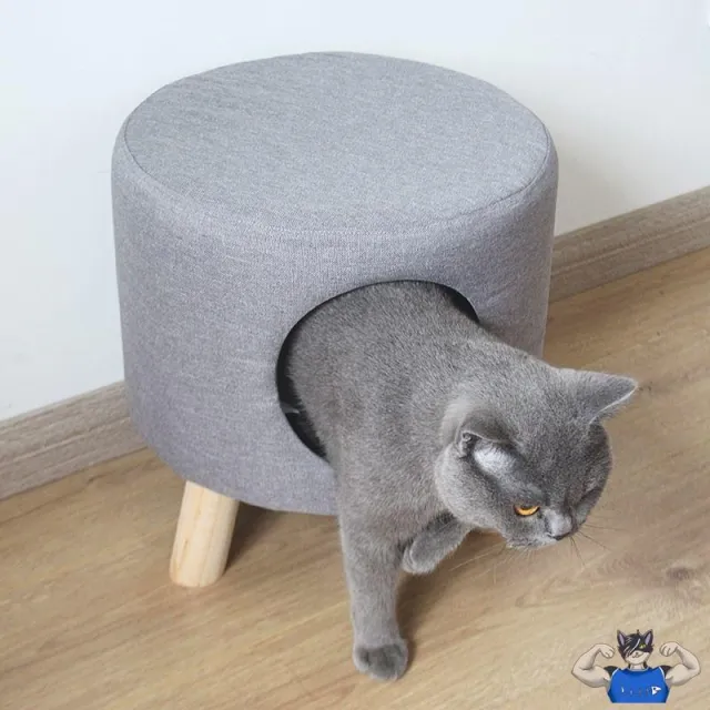 Cat Nest Bench Dual use Creative Gray - Shop at LoveMi