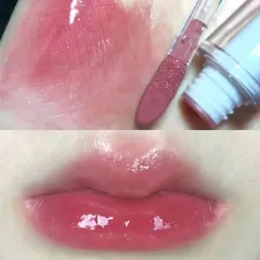 Mirror Lip Lacquer Water Glass Jelly Round Tube Lip Gloss - V04 Cheese Cherry - View 1