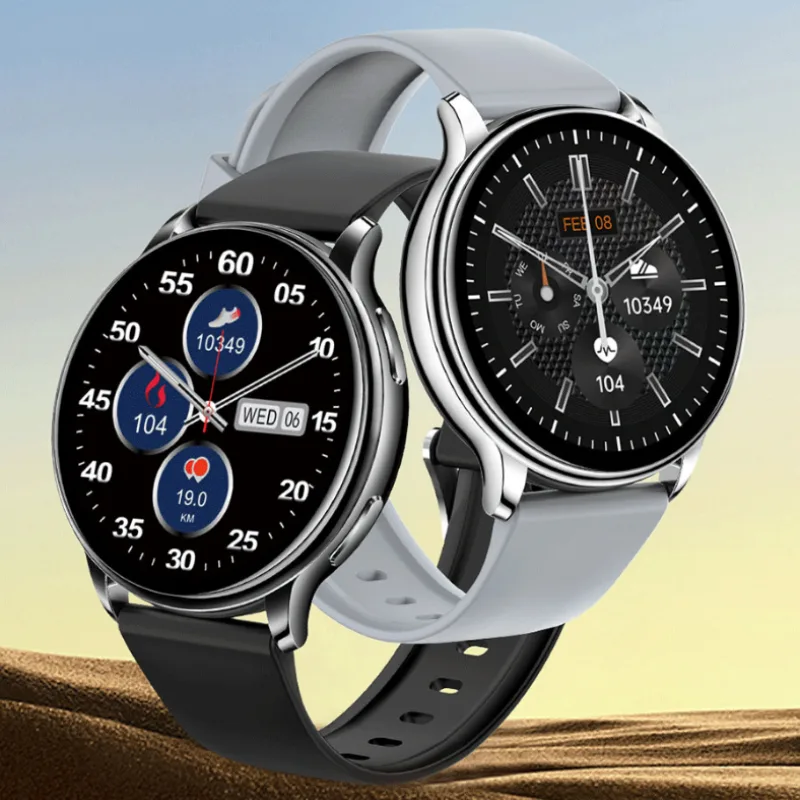 Smart Couple Watch Round Screen Bluetooth Calling Heart Rate