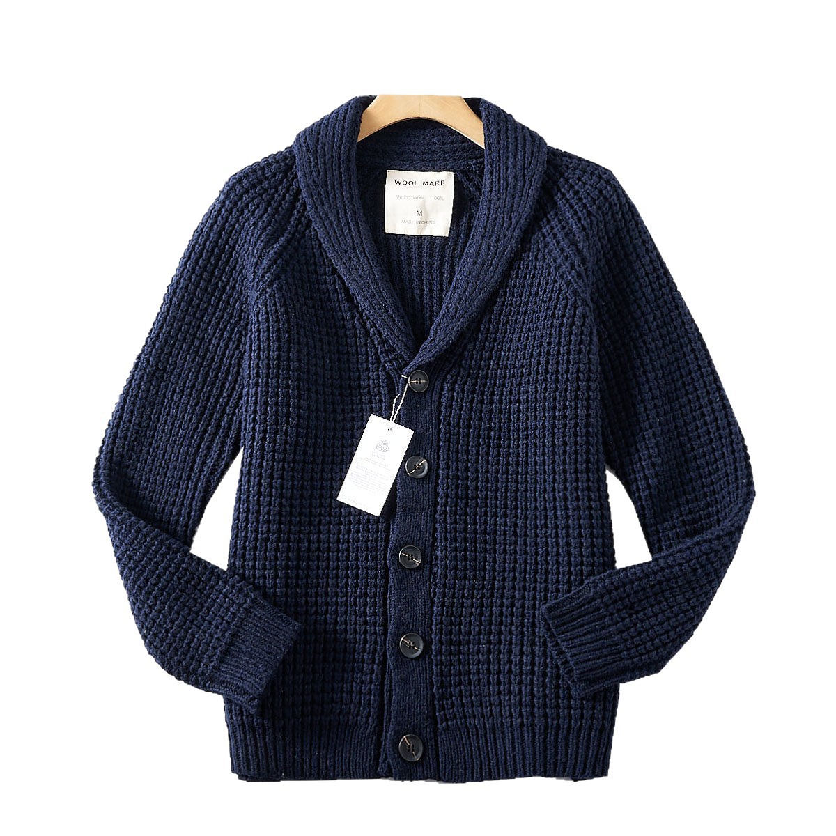 Men's V-neck Knitted Sweater Outerwear