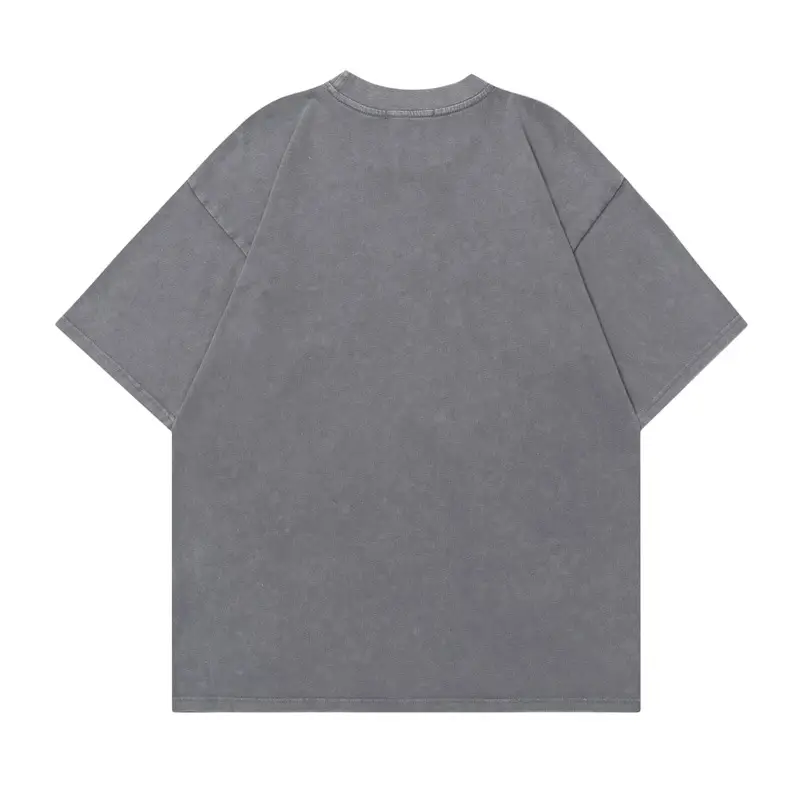 Fashion Vintage Letter Print Male New Casual Top
