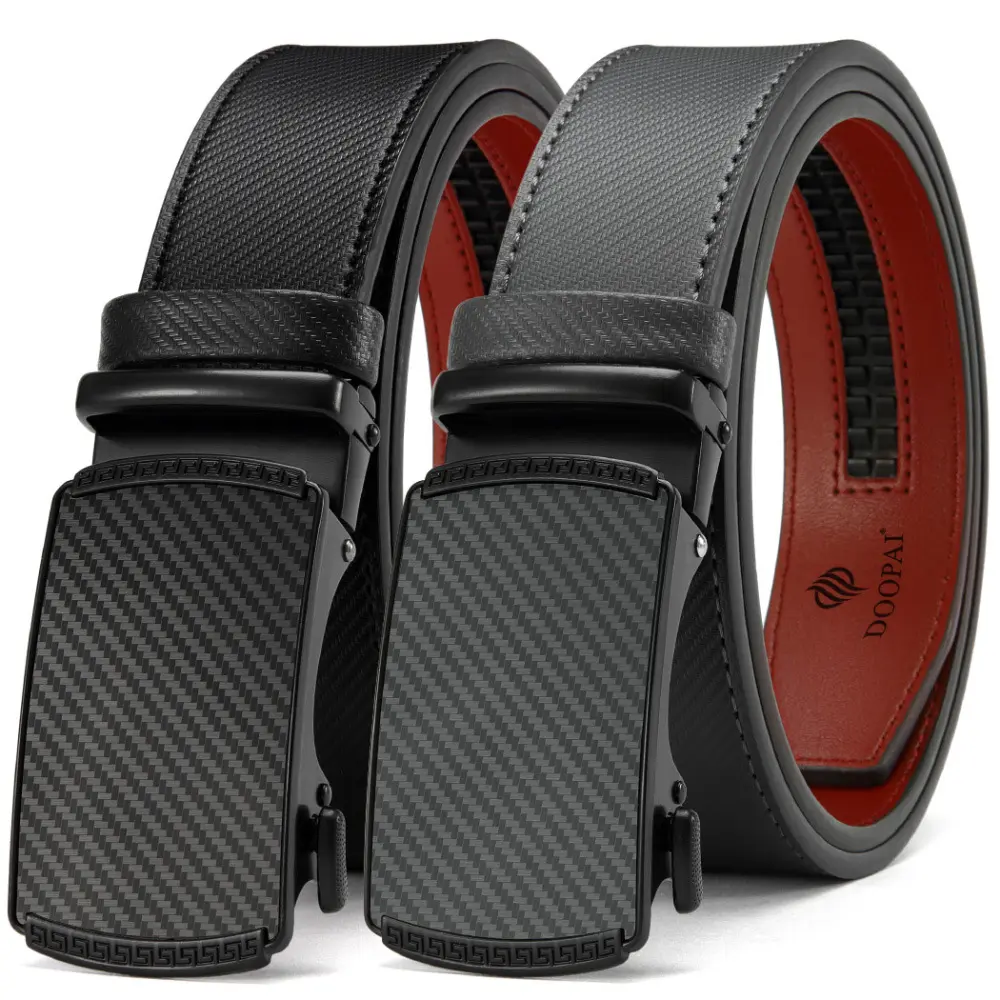 Men's Belt Hot-selling Film Alloy Automatic Buckle