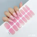 Manicure Full Stickers Solid Color 16 Small Stickers European And American Simple Nails view 32