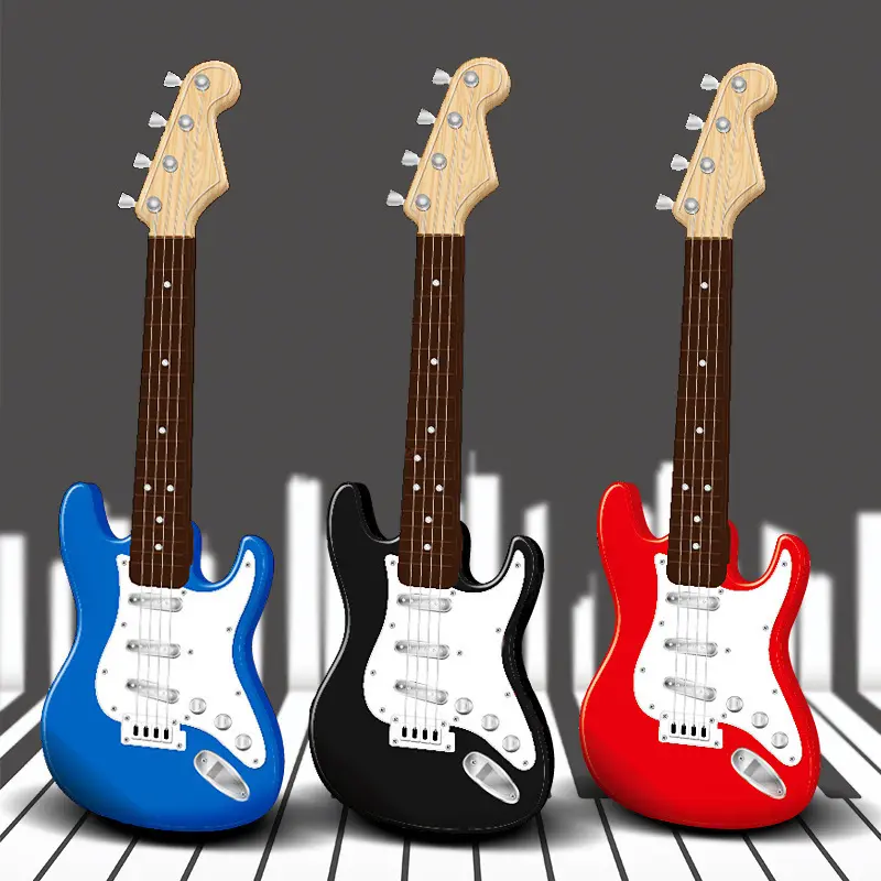 Playing Electric Guitar Toy Male 4-string Beginner