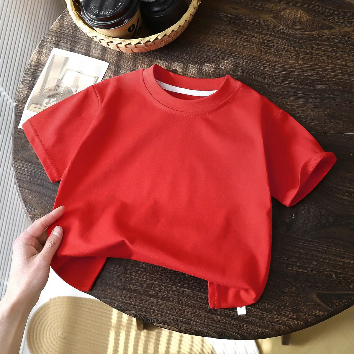 Children's Cotton Short-sleeved T-shirt