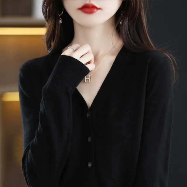 Women's Fashion Casual Loose Sweater Black - Shop at LoveMi
