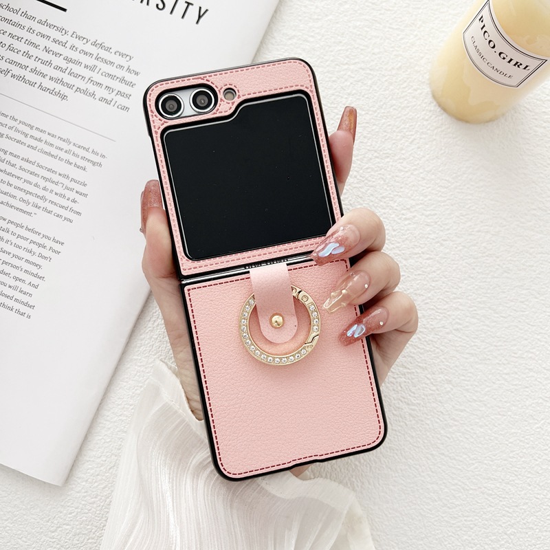 Simple And Stylish Personality Folding Phone Case – Pink, Samsung Zflip5