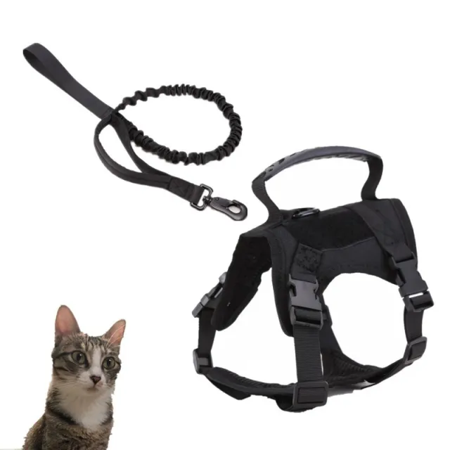 Cat Chest Strap Vest Hand Holding Rope Black Traction - Shop at LoveMi