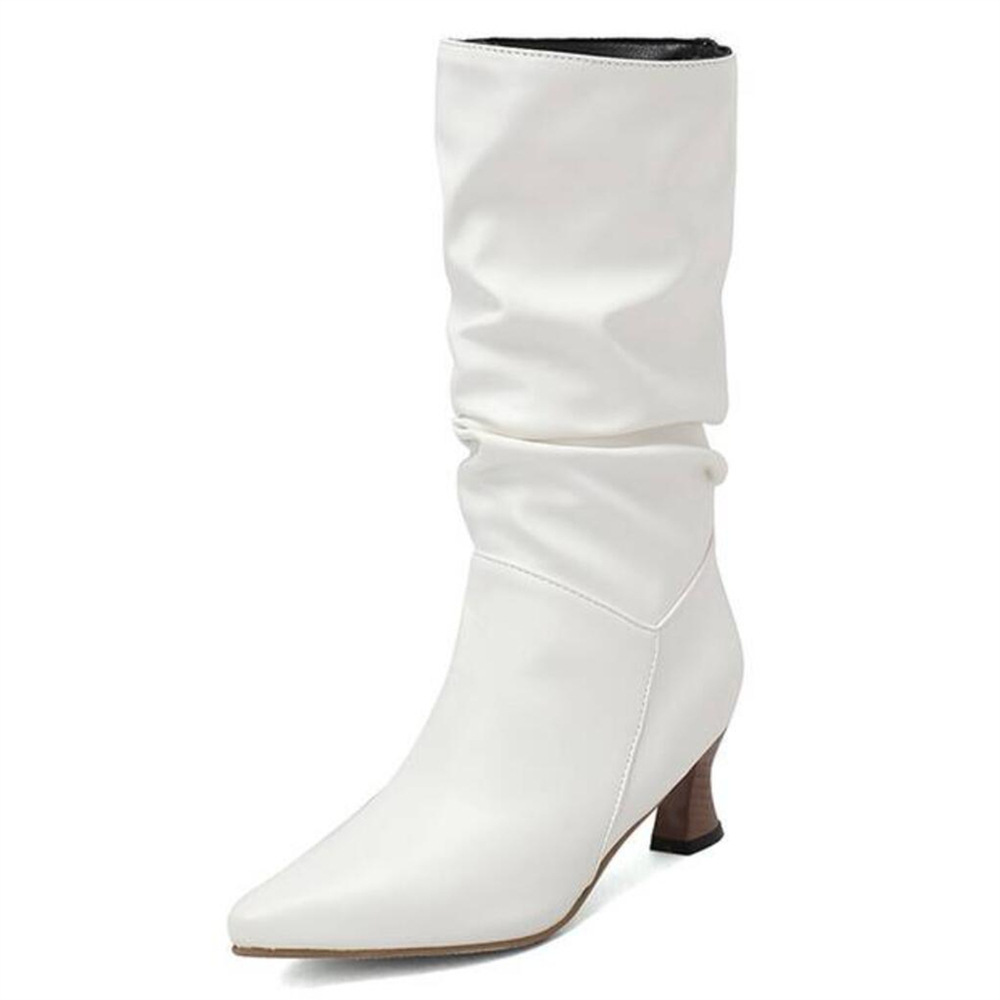 Mid-Heel Pointed Toe Boots, picture 8 of 10