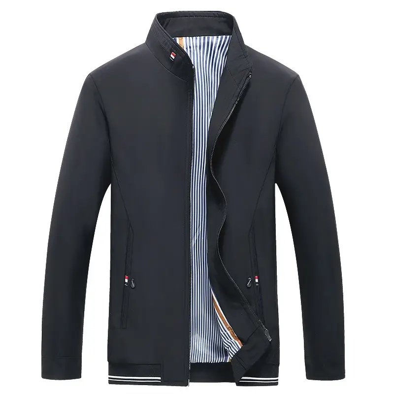 Middle-aged Dad-style Stand-up Collar Jacket Men's Clothing