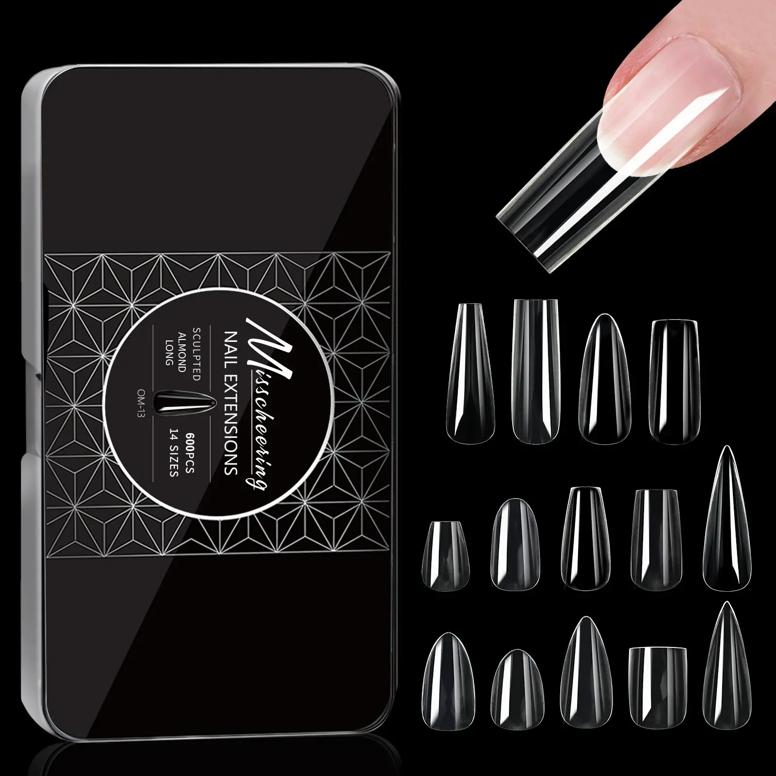Nail Transparent Tips Shapes