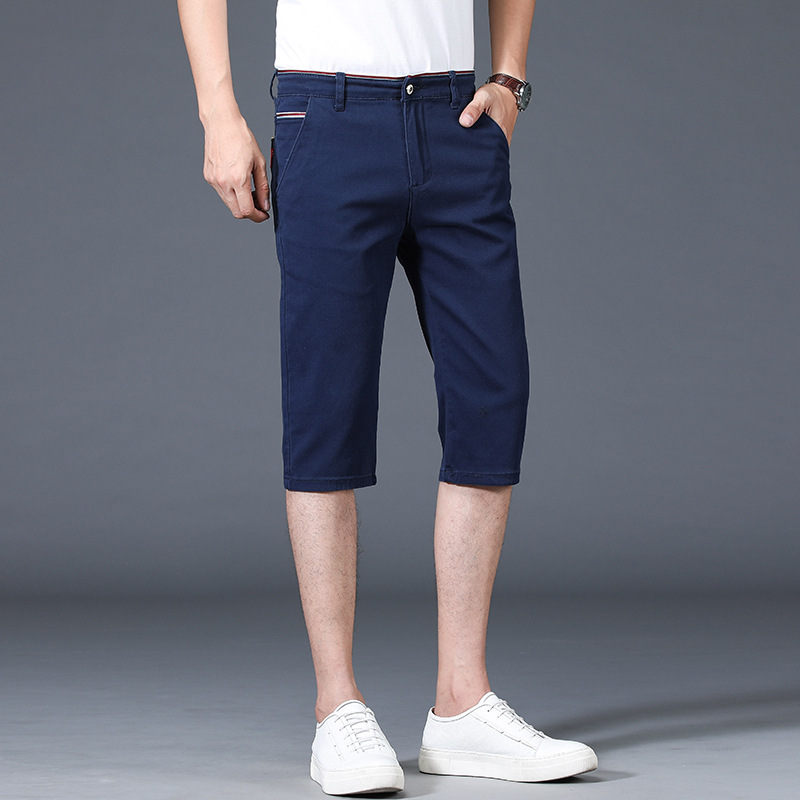 Men's Slim-fitting Mid-waist Summer Thin Casual Pants