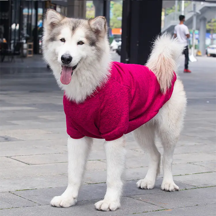 Large Size Dog Autumn Winter Sweater In The Body For Warmth