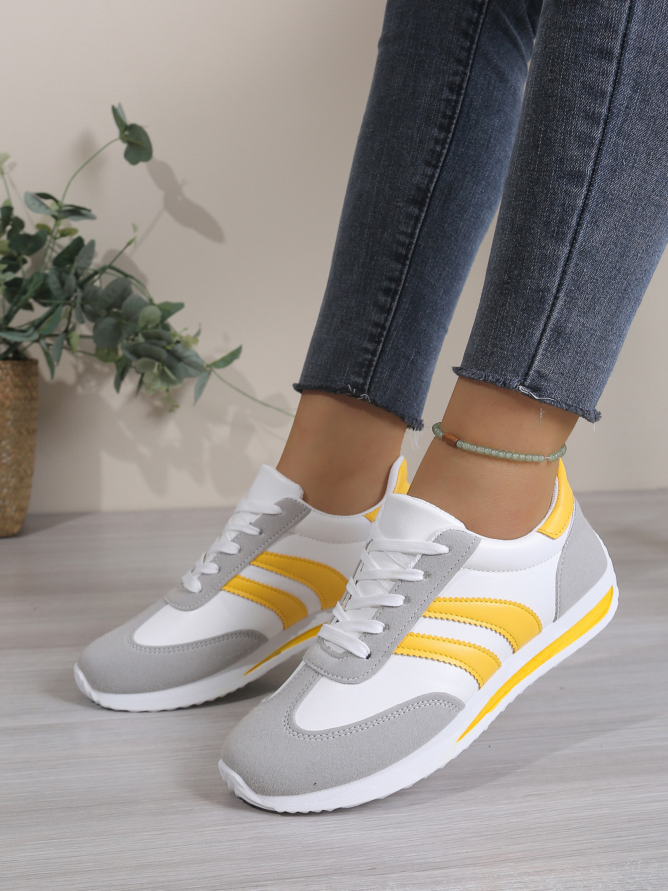 Casual Flat Shoes – styled outfit shot