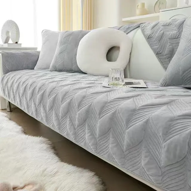 Nordic Simple Sofa Cushion High grade Non slip Thickened Gray - Shop at LoveMi