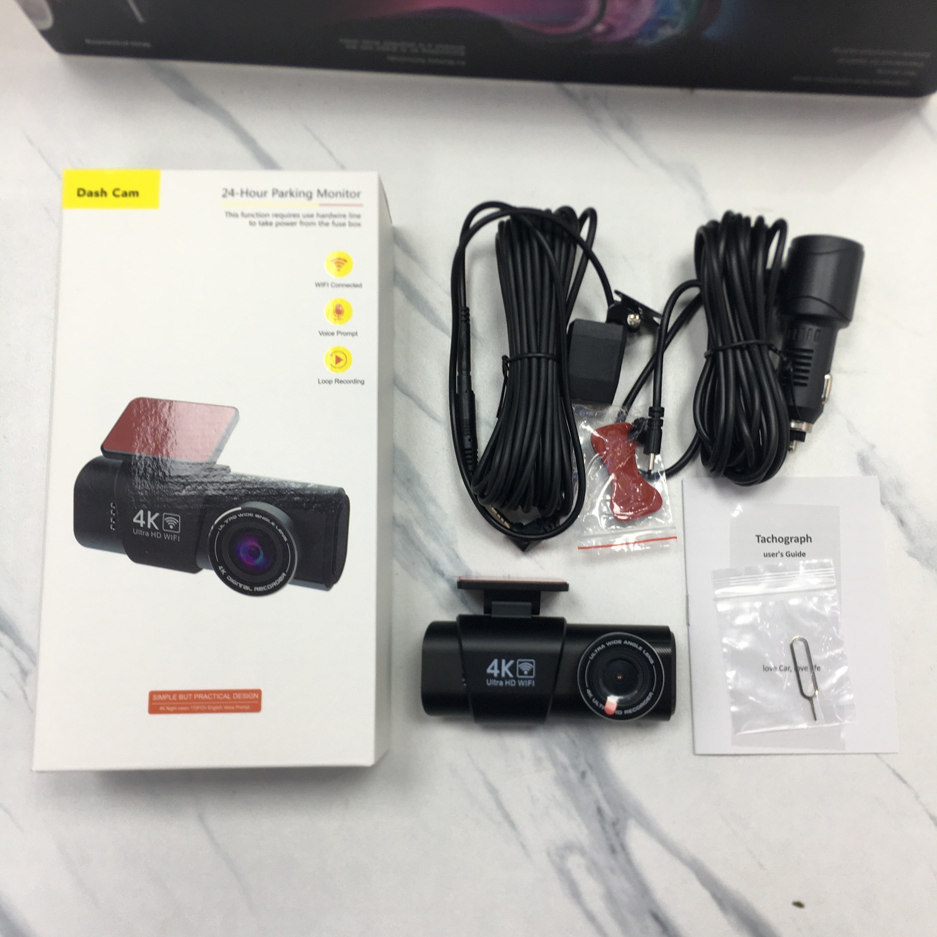 High definition Front and rear Dual Recording WiFi Smartphone Connectivity A Hidden In-car Dash Cam 9