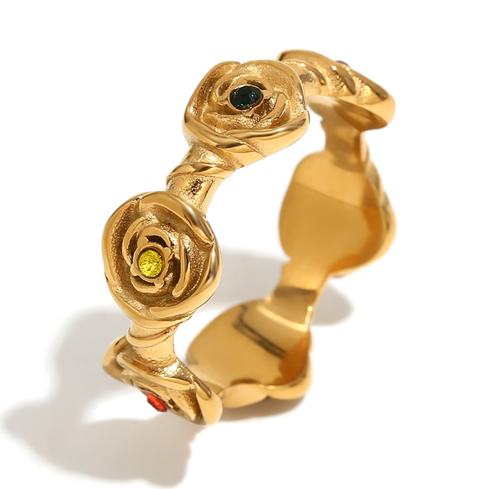 Retro Creative Necklace Stainless Steel 18K Gold Plating