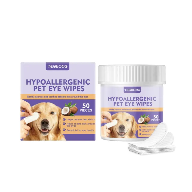 Hypoallergenic Pet Eye Wipes 50Pieces - Shop at LoveMi