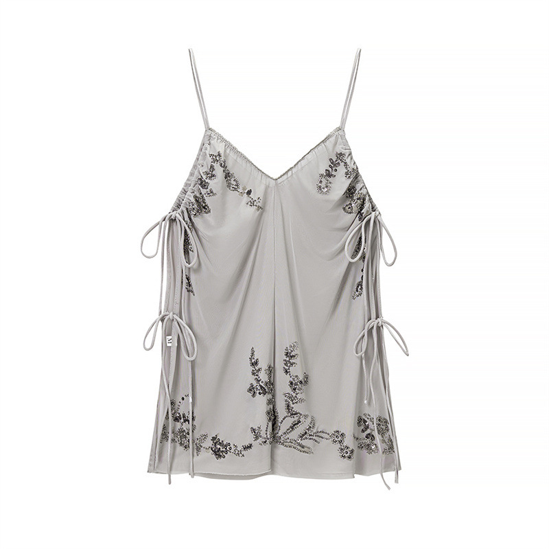 Sequin Embroidered Long Sleeve Trouser Set, picture 6 of 6