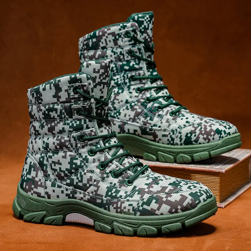 Fleece Lined Warm Plus Size Camouflage Hiking