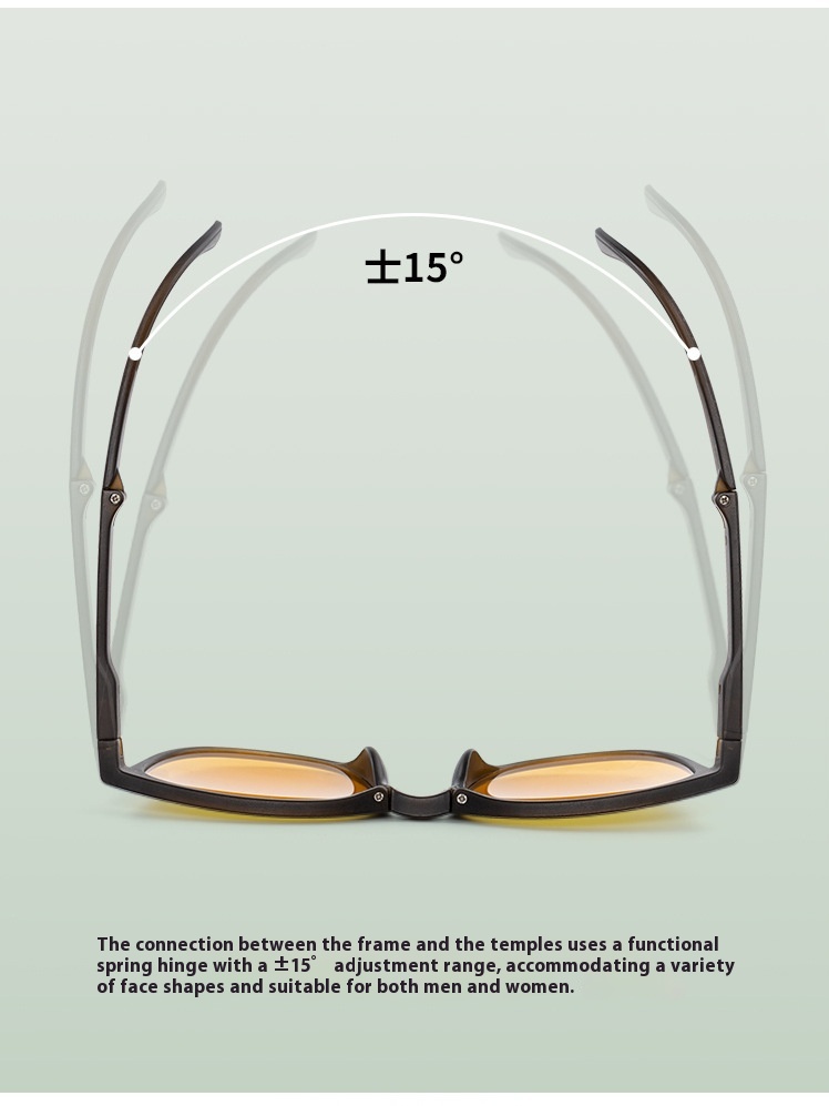 Fashionable Retro Sun Protection Folding Sunglasses - Image 6